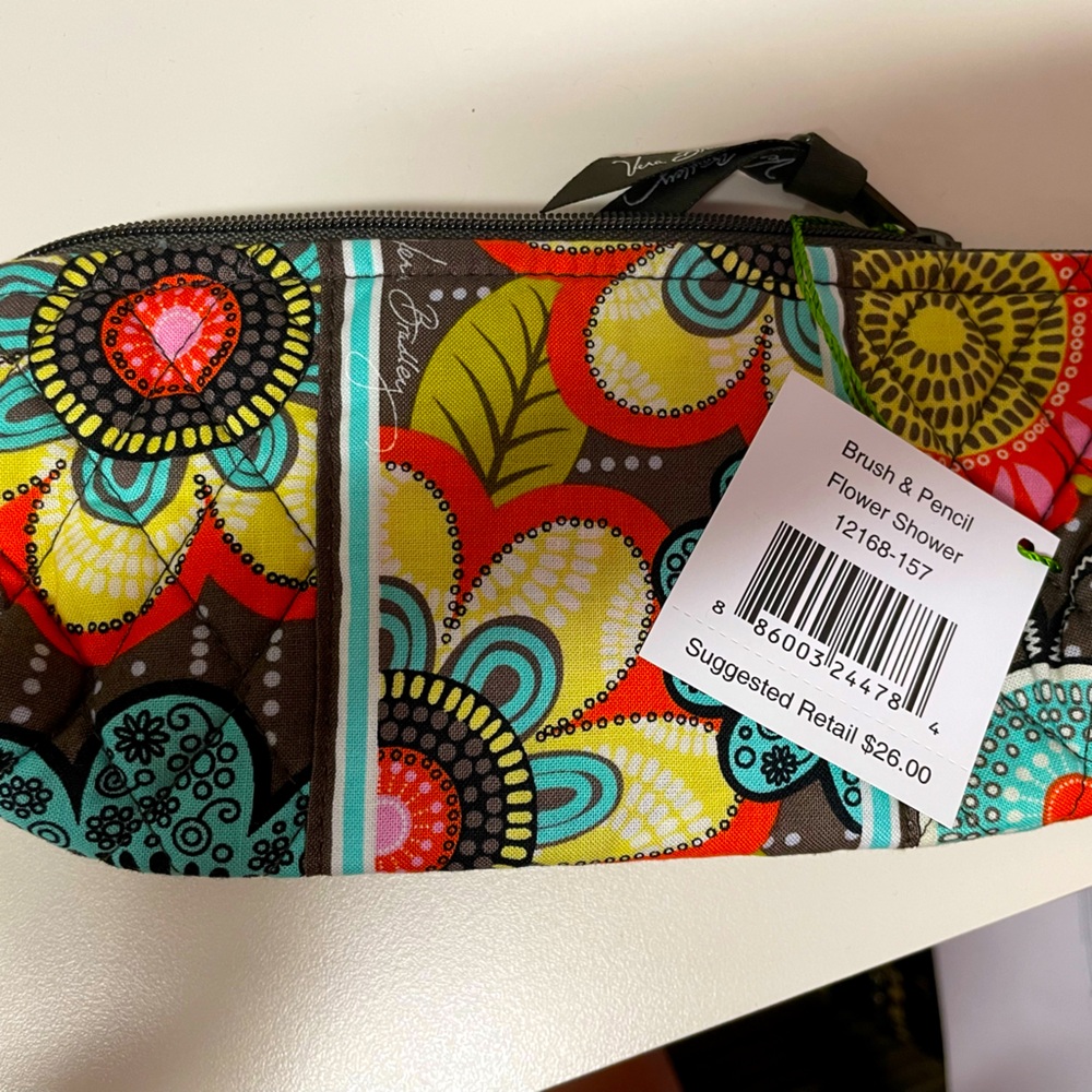 Brush and Pencil zipper bag